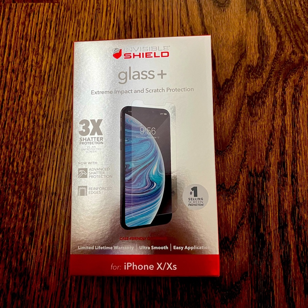 Glass+ Screen Protector for iPhone X/Xs - Clear